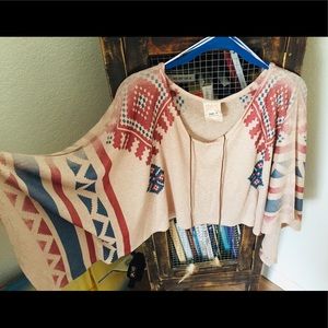 Robin K Heritage, poncho top, medium